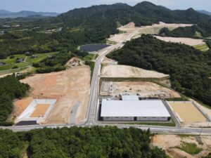 鋳銭司産業団地　完工のお知らせ